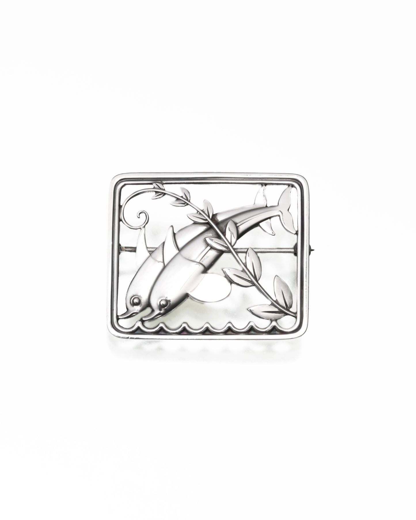 Georg Jensen Dolphin Brooch