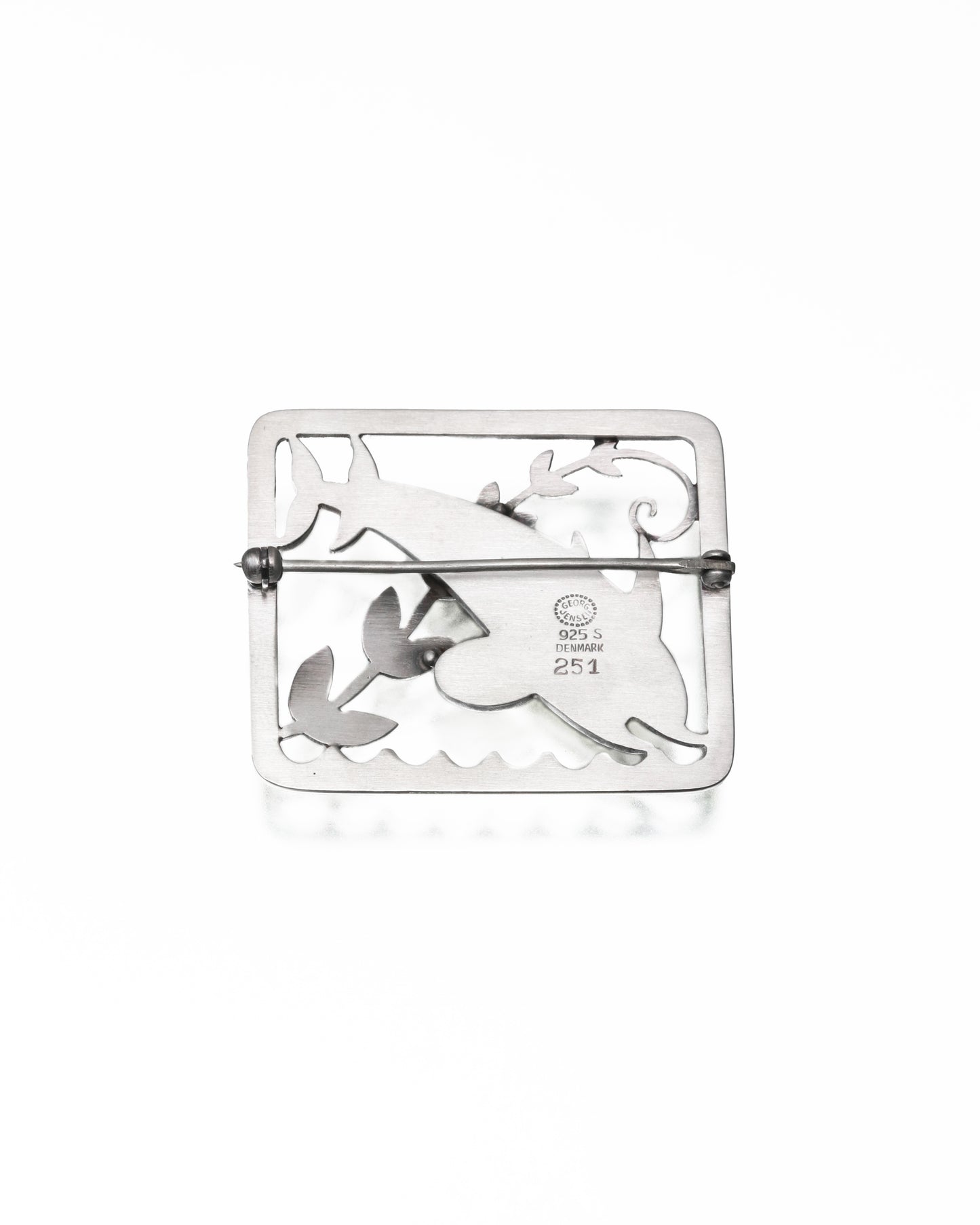 Georg Jensen Dolphin Brooch